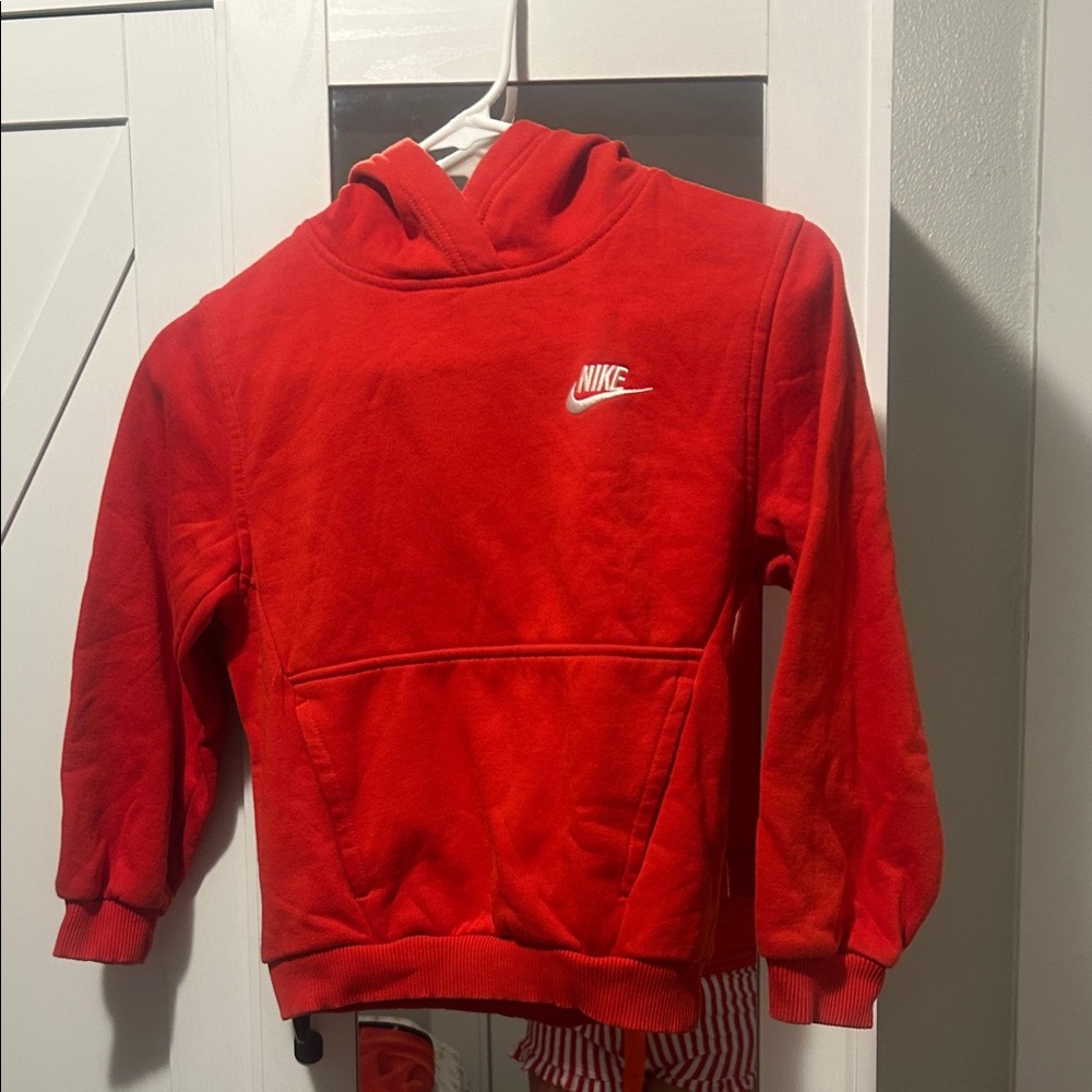 Nike Kids Bright Red Hoodie